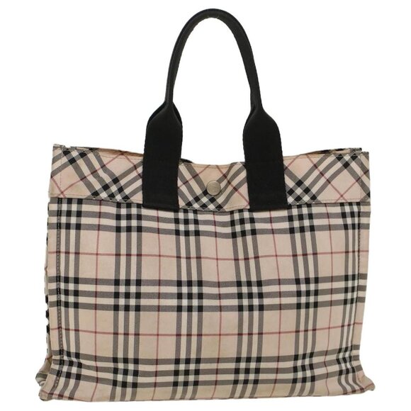 Authentic Burberry Blue Label Nova Check Nylon Tote Bag - Picture 5 of 16